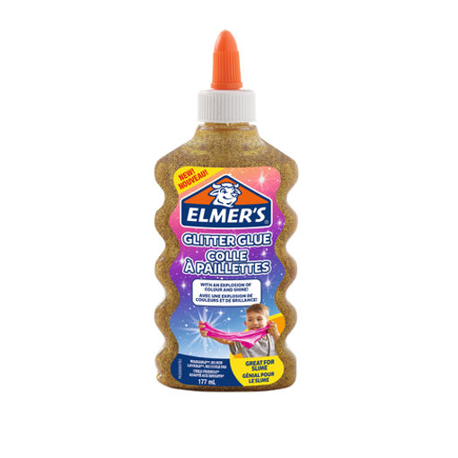 Picture of ELMERS GLITTERED GLUE GOLD 177ML